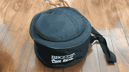 グリルのバッグはグリルを入れたままクーラーバッグとして使用可能！