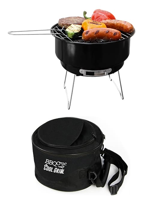 クーラーバッグ付きBBQグリル